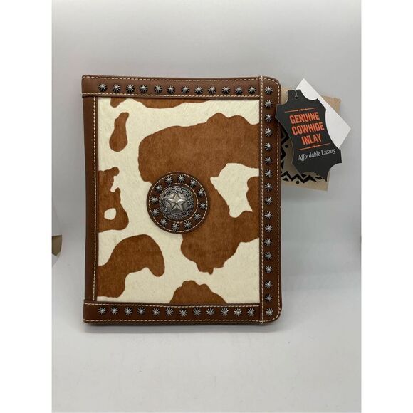 Leather Cow Hide Case for iPad and iPad 2 by Casual Outfitters New Gift Idea - Picture 1 of 8